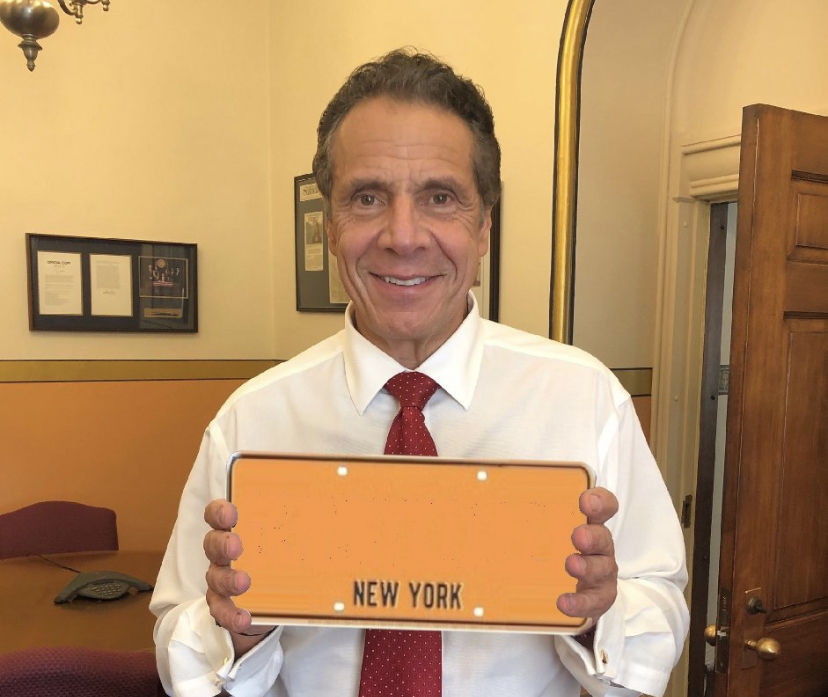 Cuomo plate Blank Meme Template