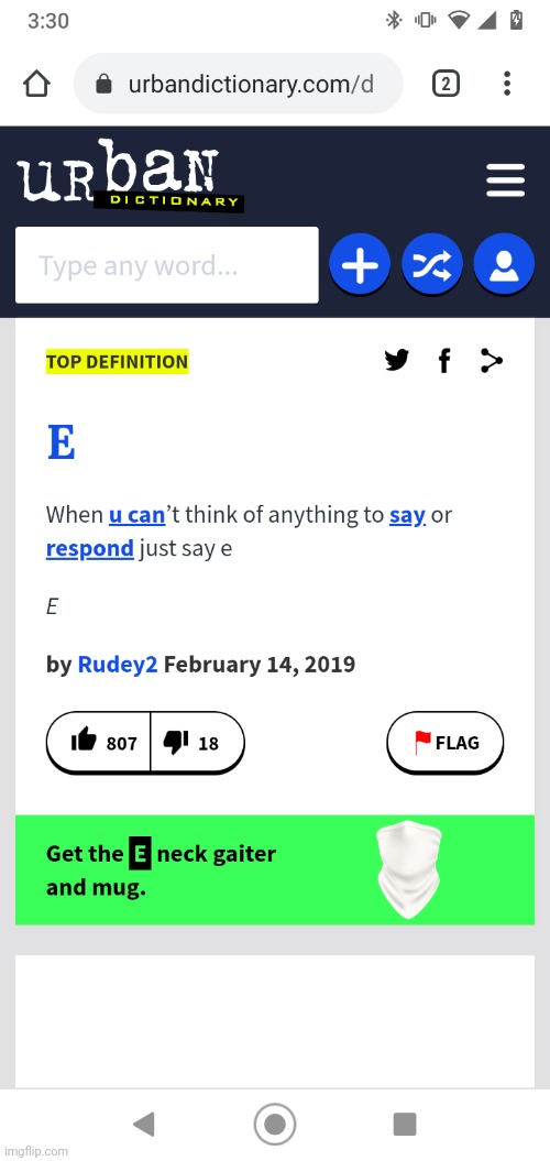 This is why I respond with E | made w/ Imgflip meme maker