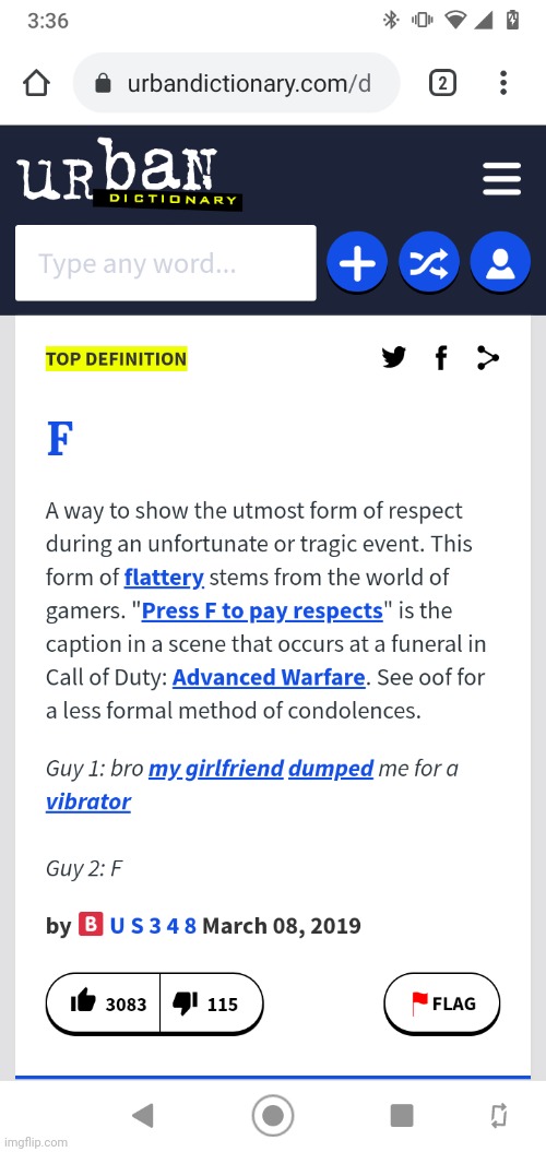 This is why you should say F | made w/ Imgflip meme maker