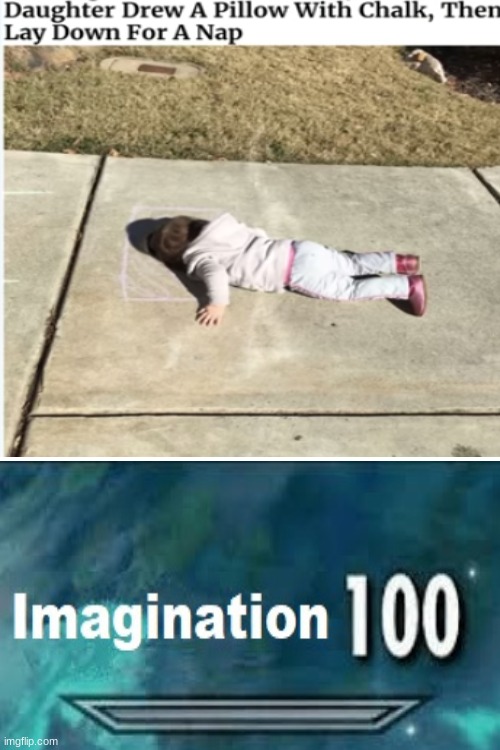 Imagination 100... | image tagged in blank white template | made w/ Imgflip meme maker