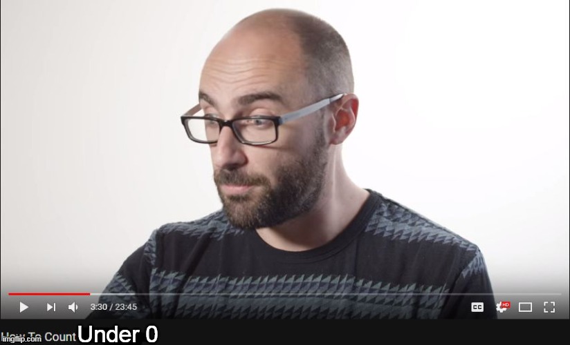Welp under 0 | Under 0 | image tagged in how to count past infinity,under | made w/ Imgflip meme maker