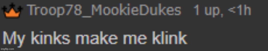 I- | image tagged in kink to klink | made w/ Imgflip meme maker