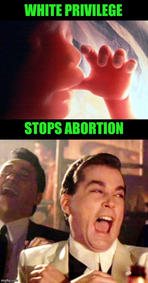 WHITE PRIVILEGE; STOPS ABORTION | image tagged in abortion,sjw triggered,passive aggressive racism,karen,victims,white privilege | made w/ Imgflip meme maker
