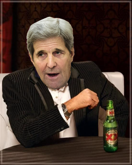 High Quality The Most Useless Man in the World - John Kerry Blank Meme Template
