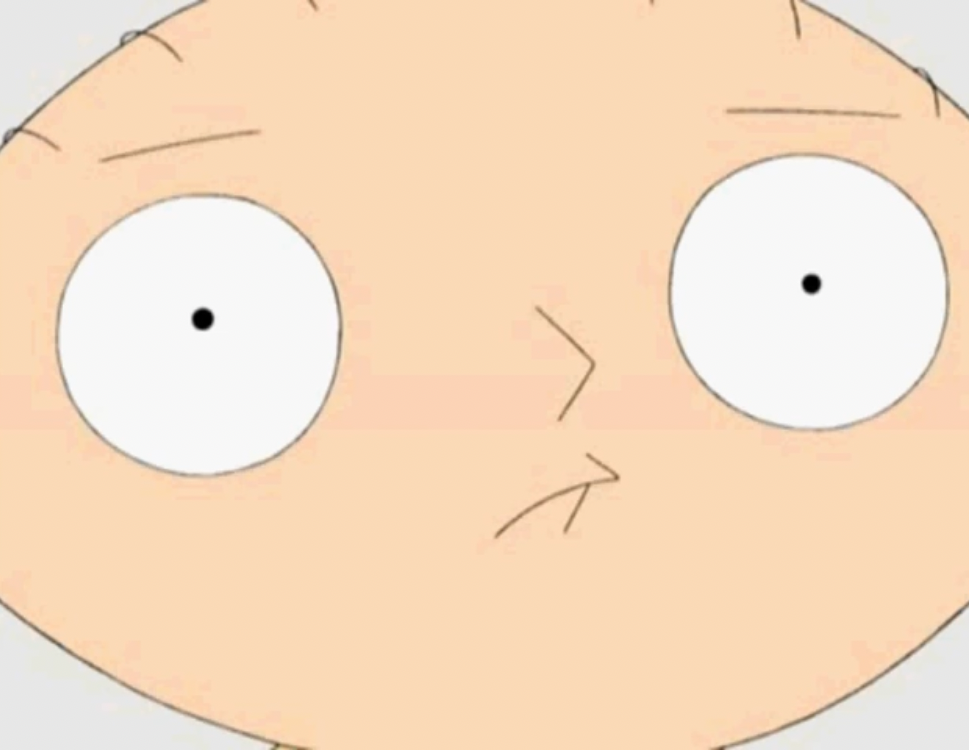 Stewie face Blank Meme Template