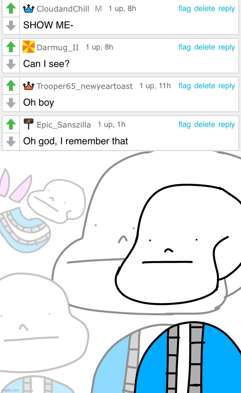 a- | image tagged in punny sans | made w/ Imgflip meme maker