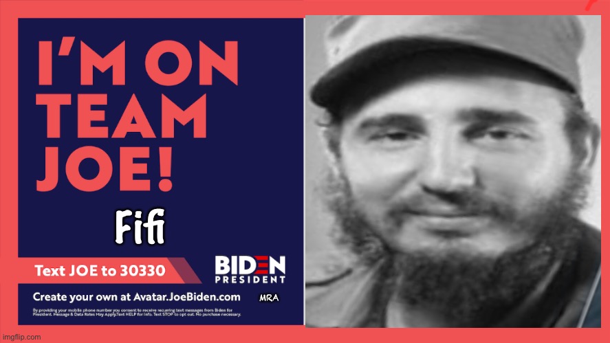 I'm On Team Joe Biden | Fifi; MRA | image tagged in i'm on team joe biden | made w/ Imgflip meme maker