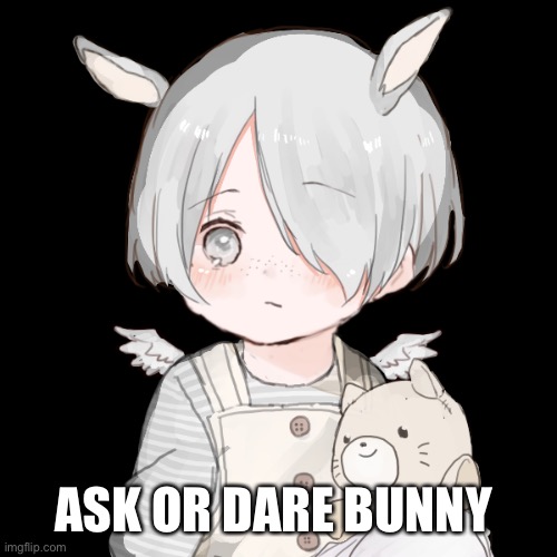 An oc made specially for I-love-you-all to kidnap -.- | ASK OR DARE BUNNY | made w/ Imgflip meme maker