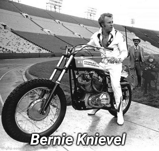 Bernie Knievel | Bernie Knievel | image tagged in bernie sanders,evel knievel,inauguration day,joe biden,bernie mittens | made w/ Imgflip meme maker