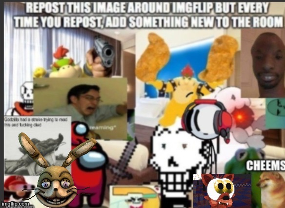 I added glitchtrap | image tagged in fnaf | made w/ Imgflip meme maker