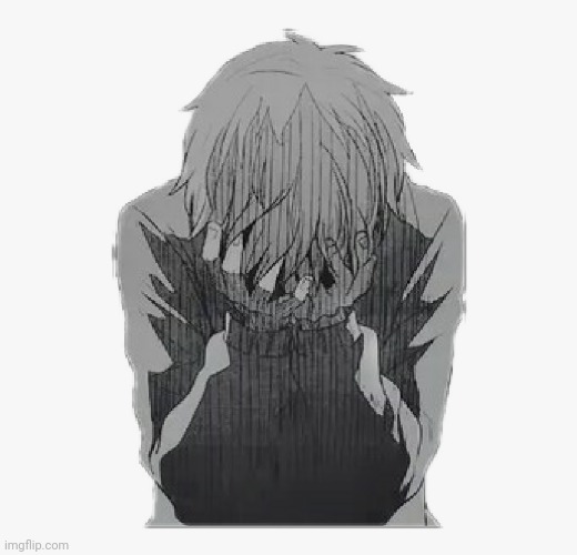 Sad anime boy | image tagged in sad anime boy | made w/ Imgflip meme maker