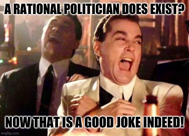 Religion of Peace | A RATIONAL POLITICIAN DOES EXIST? NOW THAT IS A GOOD JOKE INDEED! | image tagged in memes,inspirational,politics suck | made w/ Imgflip meme maker