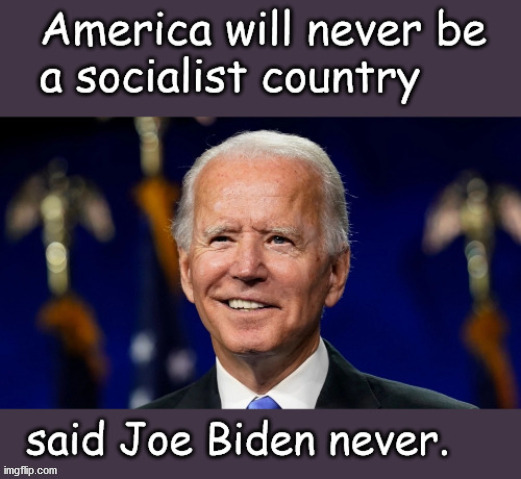 America will never be a socialist country | image tagged in politics | made w/ Imgflip meme maker