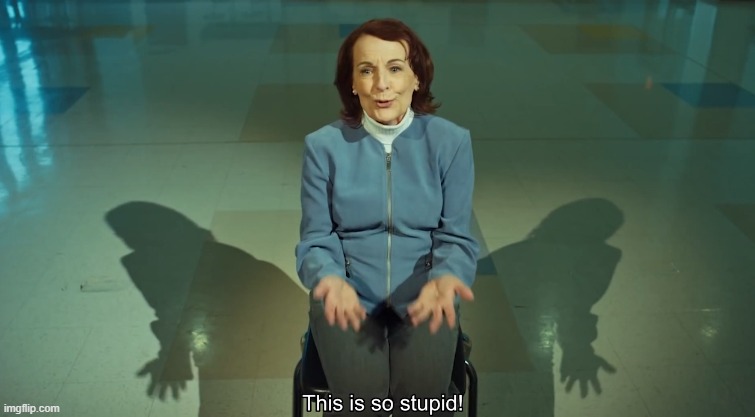 Link in the comments... | image tagged in this is so stupid | made w/ Imgflip meme maker