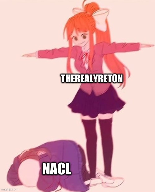 anime t pose | THEREALYRETON NACL | image tagged in anime t pose | made w/ Imgflip meme maker