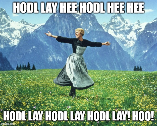 HODL |  HODL LAY HEE HODL HEE HEE; HODL LAY HODL LAY HODL LAY! HOO! | image tagged in bitcoin,doge,hodl | made w/ Imgflip meme maker