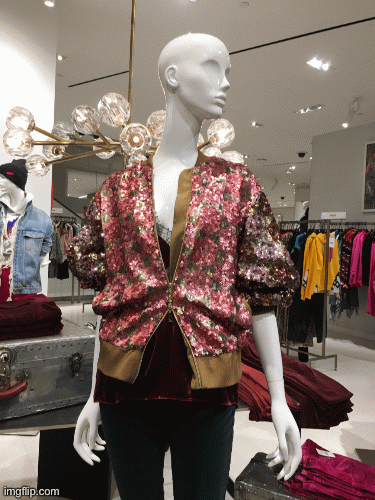 SaKs on a Saturday | image tagged in gifs,fashion,johanna ortiz,milly,saks fifth avenue,brian einersen | made w/ Imgflip images-to-gif maker