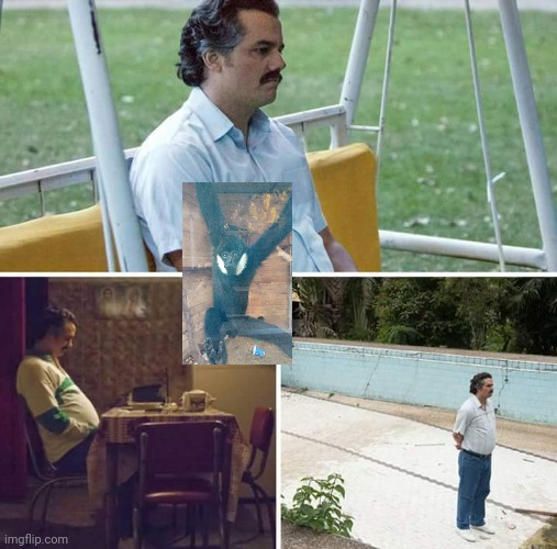 I can see you :) | image tagged in memes,sad pablo escobar | made w/ Imgflip meme maker