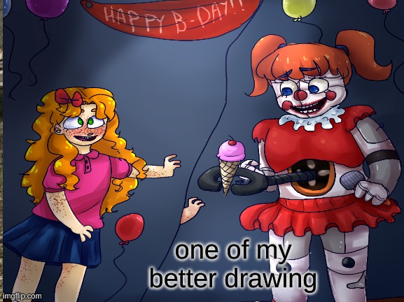 My most recent art of fnaf | one of my better drawing | image tagged in yes | made w/ Imgflip meme maker