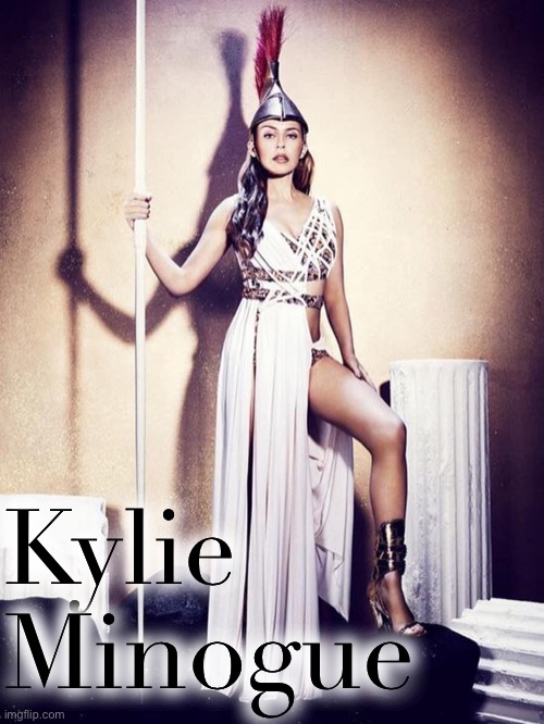 Kylie Minogue | Kylie Minogue | image tagged in kylie aphrodite,sexy legs,greek mythology,greek,sexy woman,singer | made w/ Imgflip meme maker