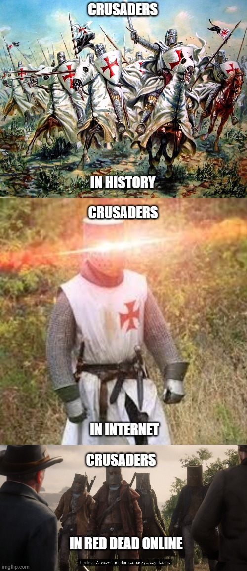 High Quality crusaders Blank Meme Template
