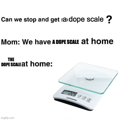 At home | a dope scale; A DOPE SCALE; THE DOPE SCALE | image tagged in at home,memes | made w/ Imgflip meme maker