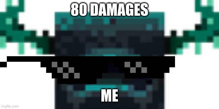 test | 80 DAMAGES; ME | image tagged in squidward | made w/ Imgflip meme maker