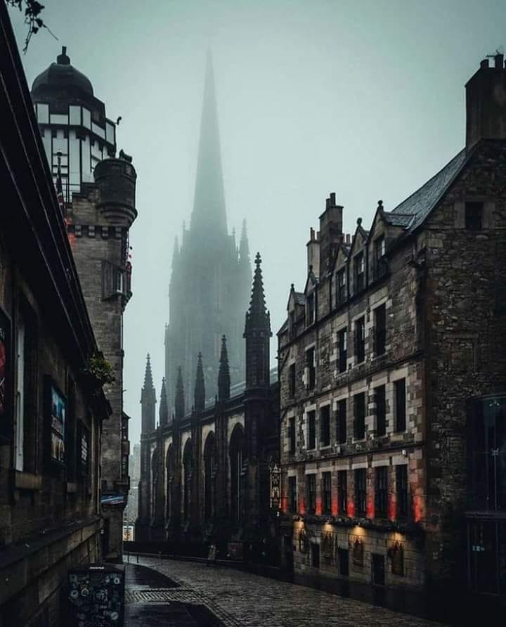 Edinburgh Royal Mile Blank Meme Template