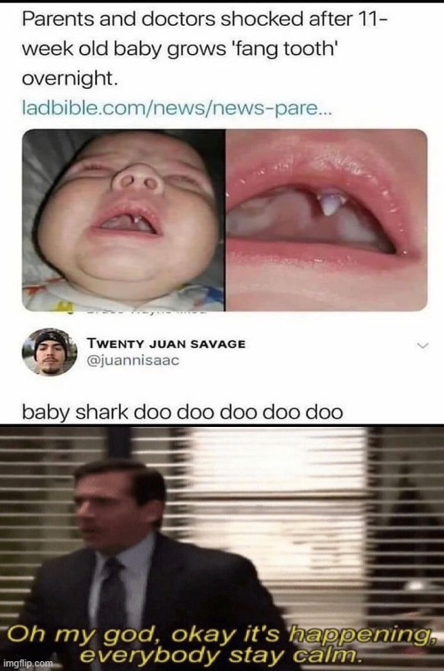 Baby shark is here... | made w/ Imgflip meme maker