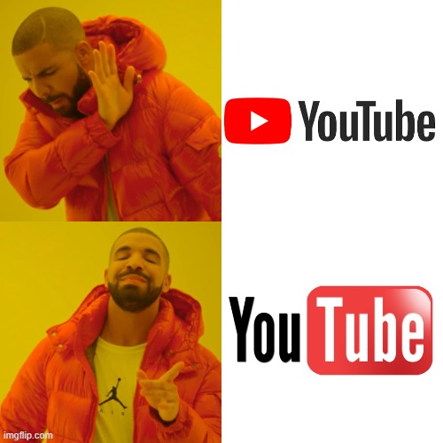 Reject modernity. Embrace tradition. | image tagged in memes,drake hotline bling,youtube,funny,stop reading the tags,pie charts | made w/ Imgflip meme maker