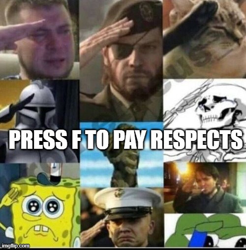 press f to lay respecfs meta meme
