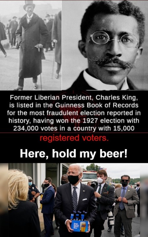 Joe Biden: Here, hold my beer! | image tagged in voter fraud,guinness world record,stop the steal,lyin biden,government corruption,democrat corruption | made w/ Imgflip meme maker