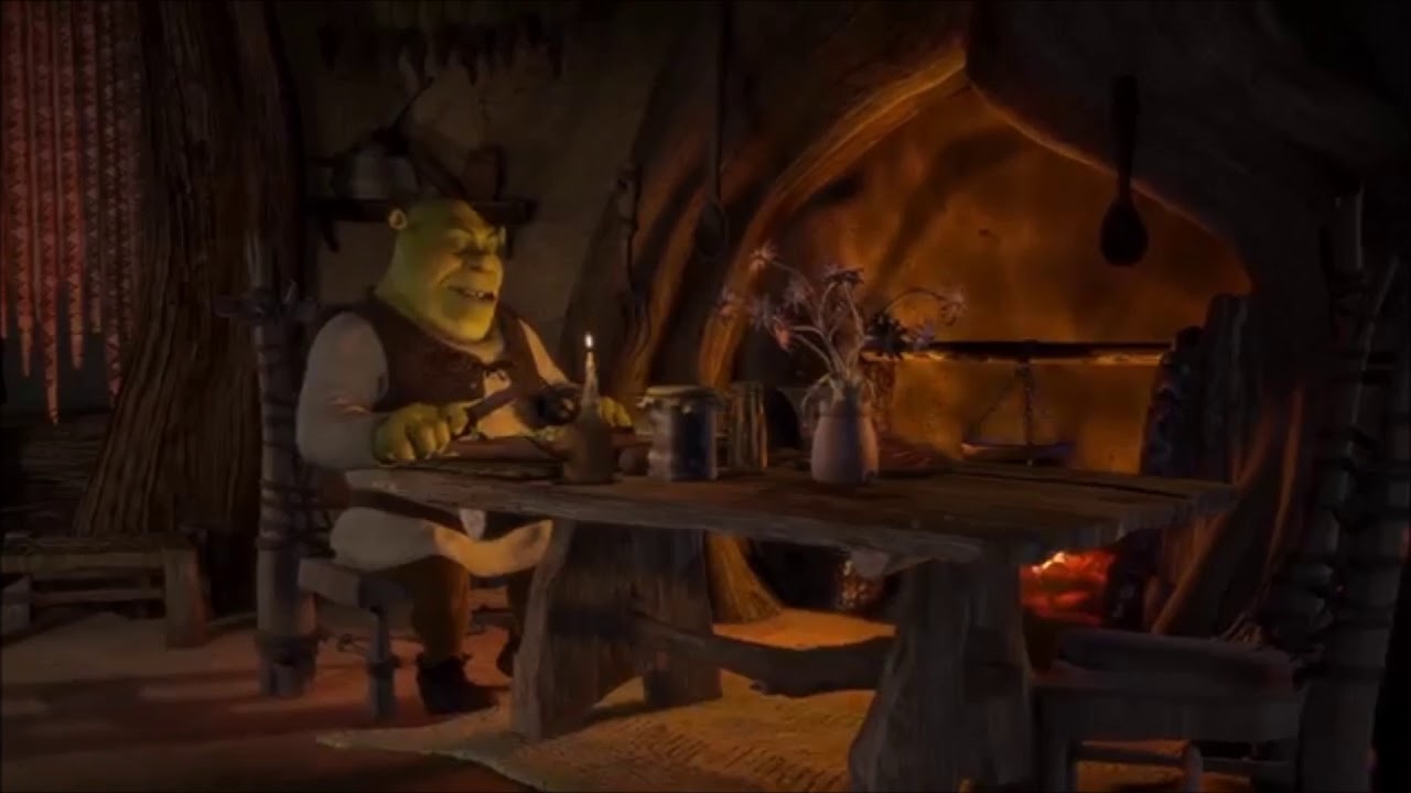 Lonely Shrek Blank Meme Template