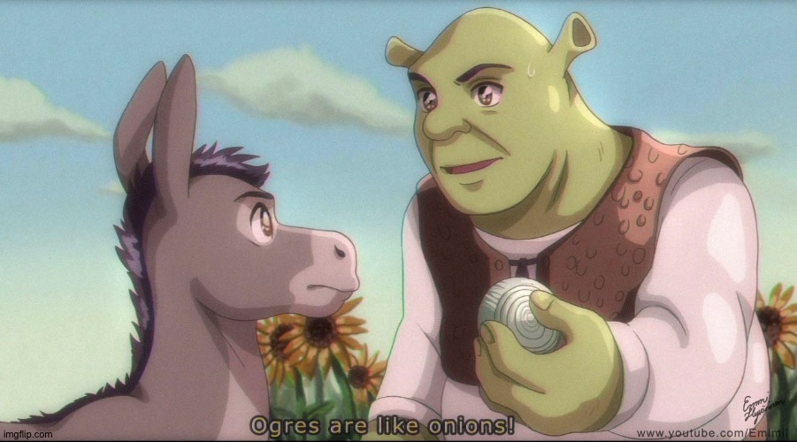 If Shrek was an anime... | image tagged in memes,funny,shrek | made w/ Imgflip meme maker