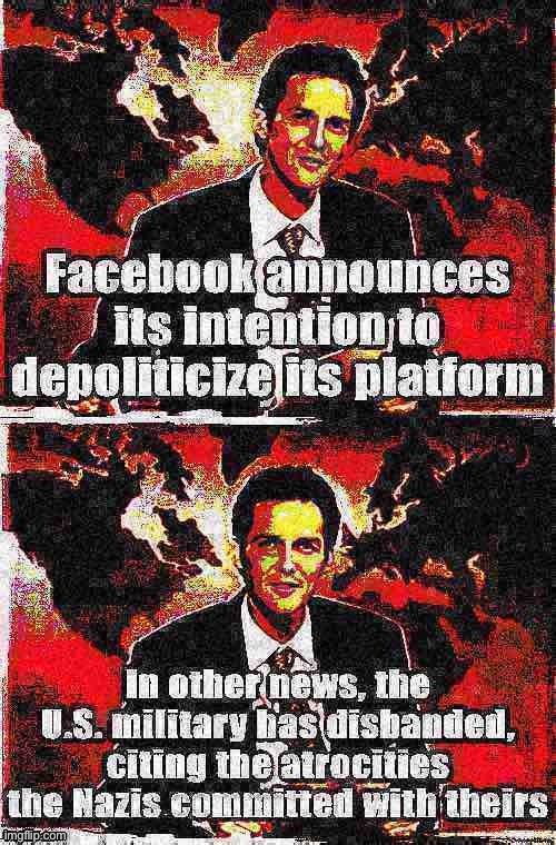 yas we redpilled FB into shutting down lefty get-out-the-vote drives maga | image tagged in weekend update with norm,facebook,social media,facebook jail,conservative logic,maga | made w/ Imgflip meme maker