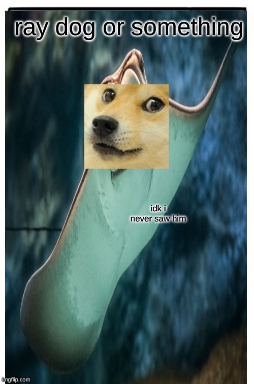 lol | ray dog or something; idk i never saw him | image tagged in and now for something completely different | made w/ Imgflip meme maker