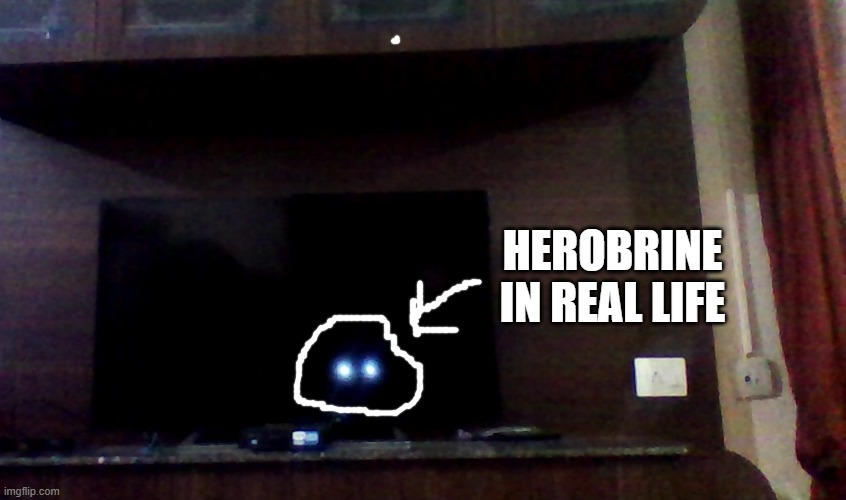 HEROBRINE IN REAL LIFE | made w/ Imgflip meme maker