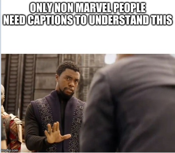 We don't do that here | ONLY NON MARVEL PEOPLE NEED CAPTIONS TO UNDERSTAND THIS | image tagged in we don't do that here | made w/ Imgflip meme maker