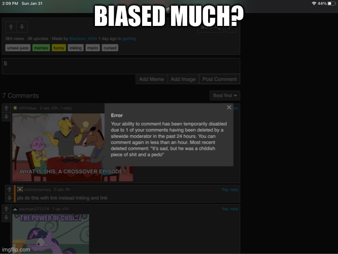 BIASED MUCH? | made w/ Imgflip meme maker