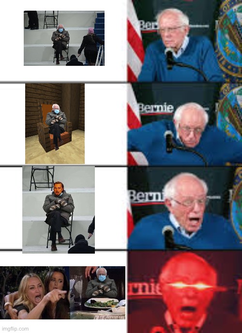 I’m once again asking for more memes! | image tagged in burnie sanders reaction,memes,funny,bernie sitting | made w/ Imgflip meme maker