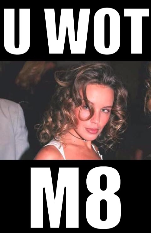 Kylie u wot m8 Blank Meme Template