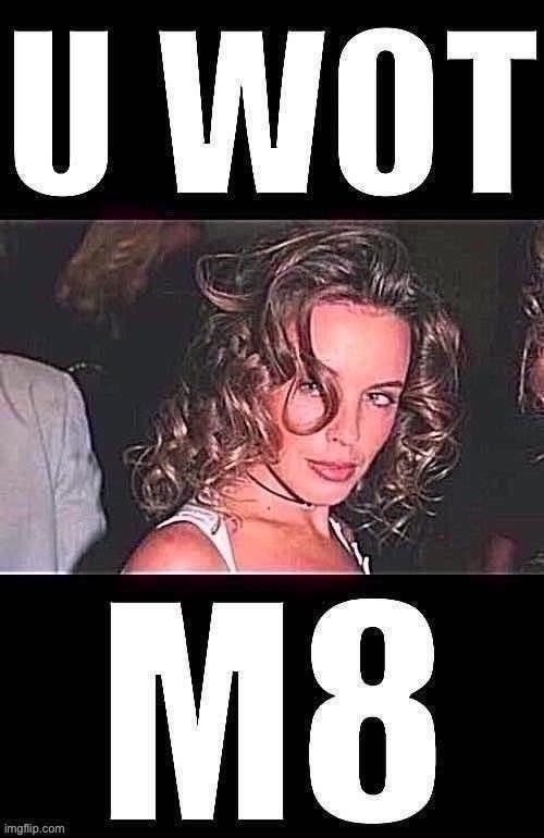 Kylie u wot m8 sharpened jpeg degrade Blank Meme Template