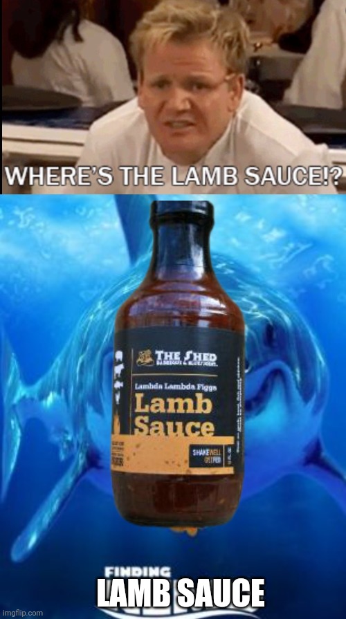 I Can't Stop Laughing- | LAMB SAUCE | image tagged in gordon ramsay where's the lamb sauce | made w/ Imgflip meme maker