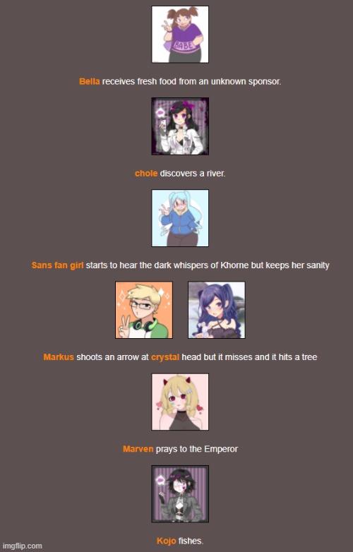 Day 1 (2) | image tagged in hunger games | made w/ Imgflip meme maker
