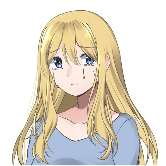 LaceyRobbins1 crying picrew Blank Meme Template