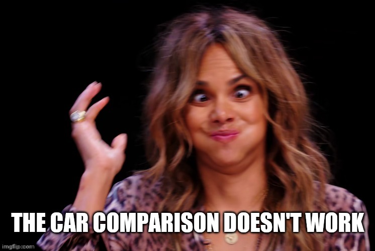 Boof ! | THE CAR COMPARISON DOESN'T WORK | image tagged in boof | made w/ Imgflip meme maker