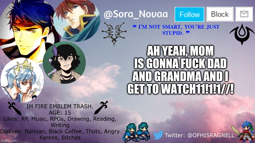 AH YEAH, MOM IS GONNA FUCK DAD AND GRANDMA AND I GET TO WATCH11!1!1//! | made w/ Imgflip meme maker