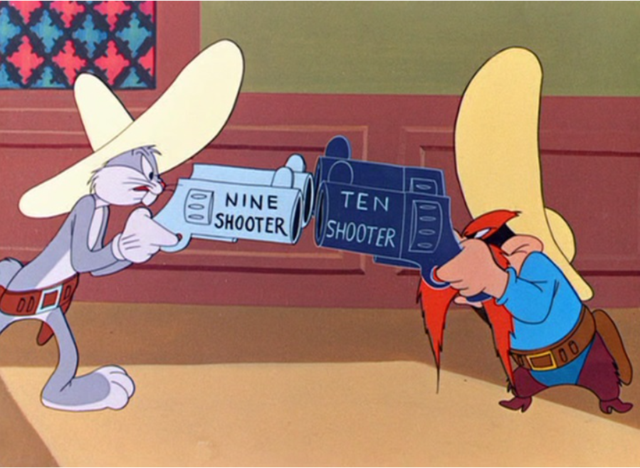 High Quality Bugs and Yosemite sam Blank Meme Template