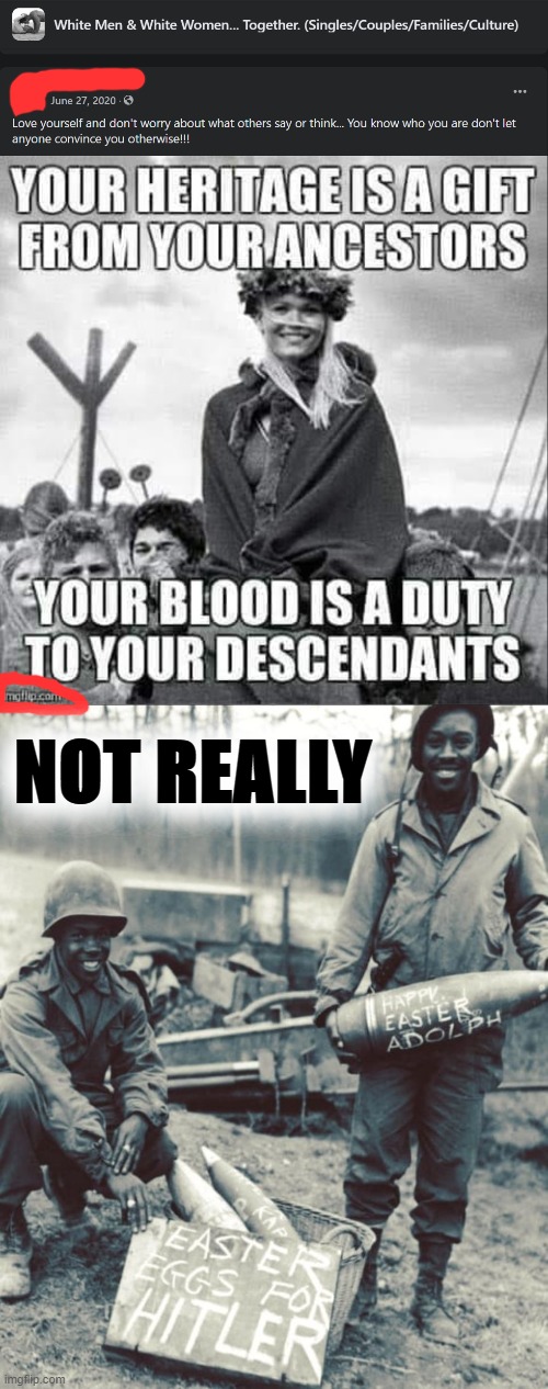 thought we had a big ol' war about this that should have put that blood-and-soil shit to bed (also lol this was made on Imgflip) | NOT REALLY | image tagged in anti-fascist ww2 soldiers | made w/ Imgflip meme maker