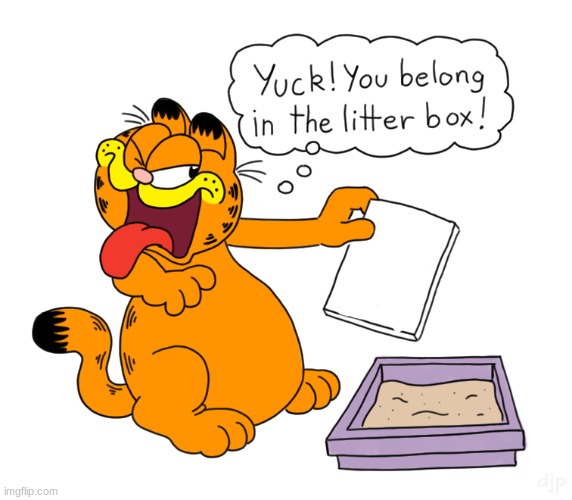 High Quality yuck garfield Blank Meme Template